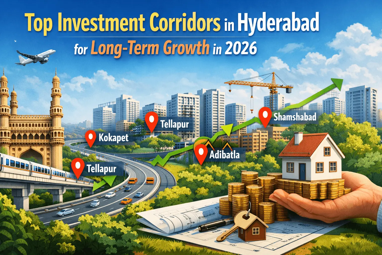 Top Investment Corridors in Hyderabad for Long-Term Growth in 2026