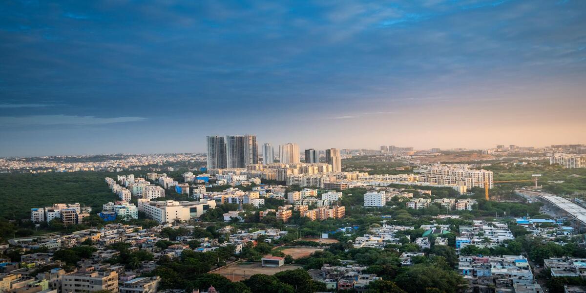 Hyderabad skyline showing rapid real estate growth in 2026