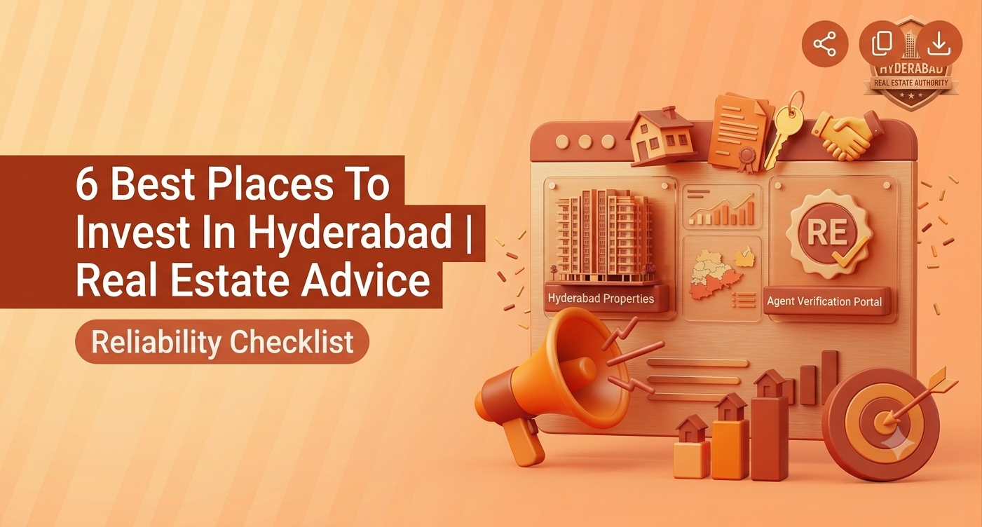 6 Best Places To Invest In Hyderabad | Real Estate Advice
