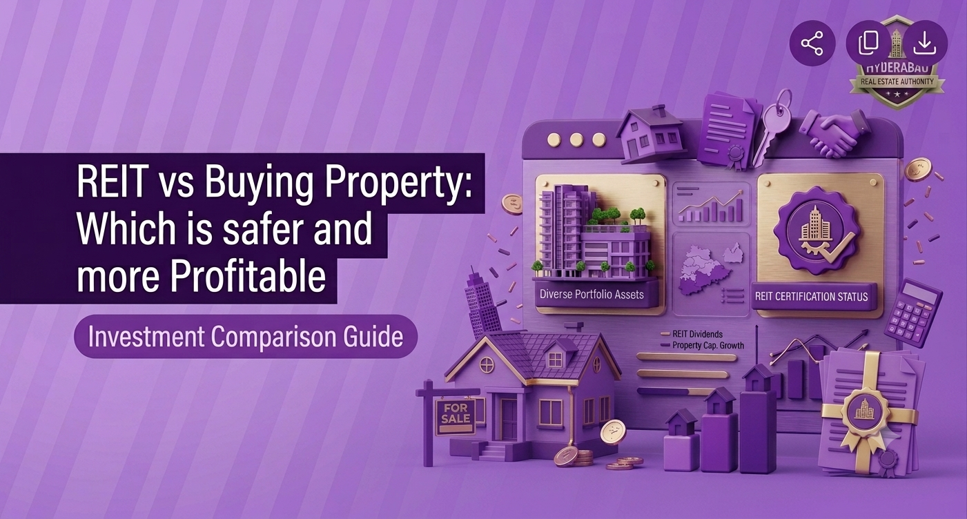 REIT vs Buying Property: Which is safer and more Profitable