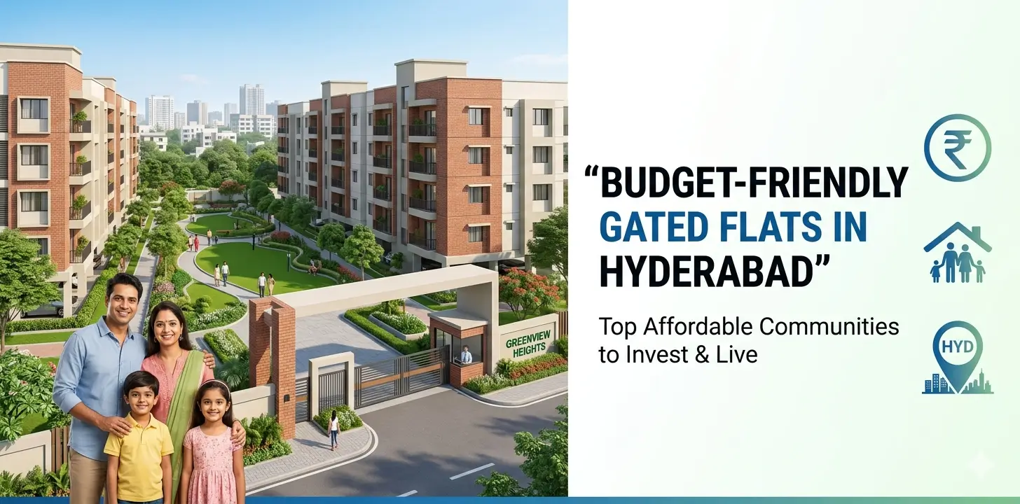 Best budget gated communities for flats in Hyderabad with affordable apartments