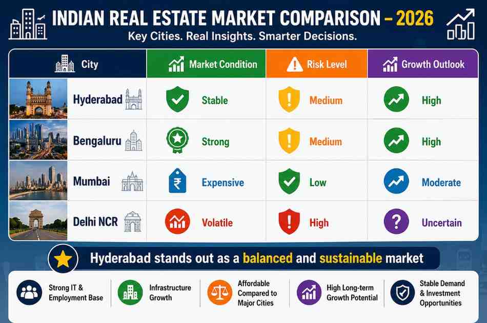 Indian Real Estate Market Comparision