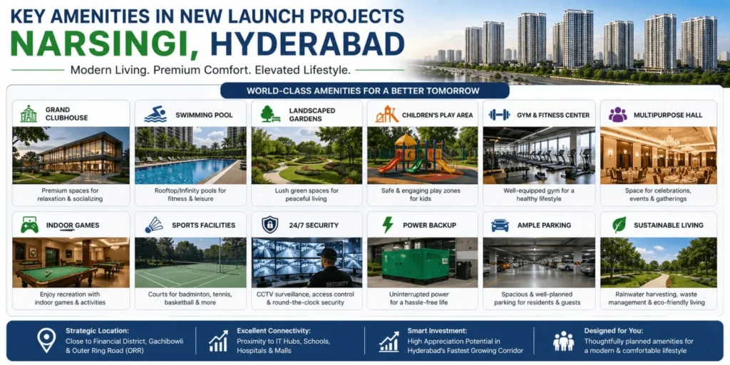 key amenities in new launch projects