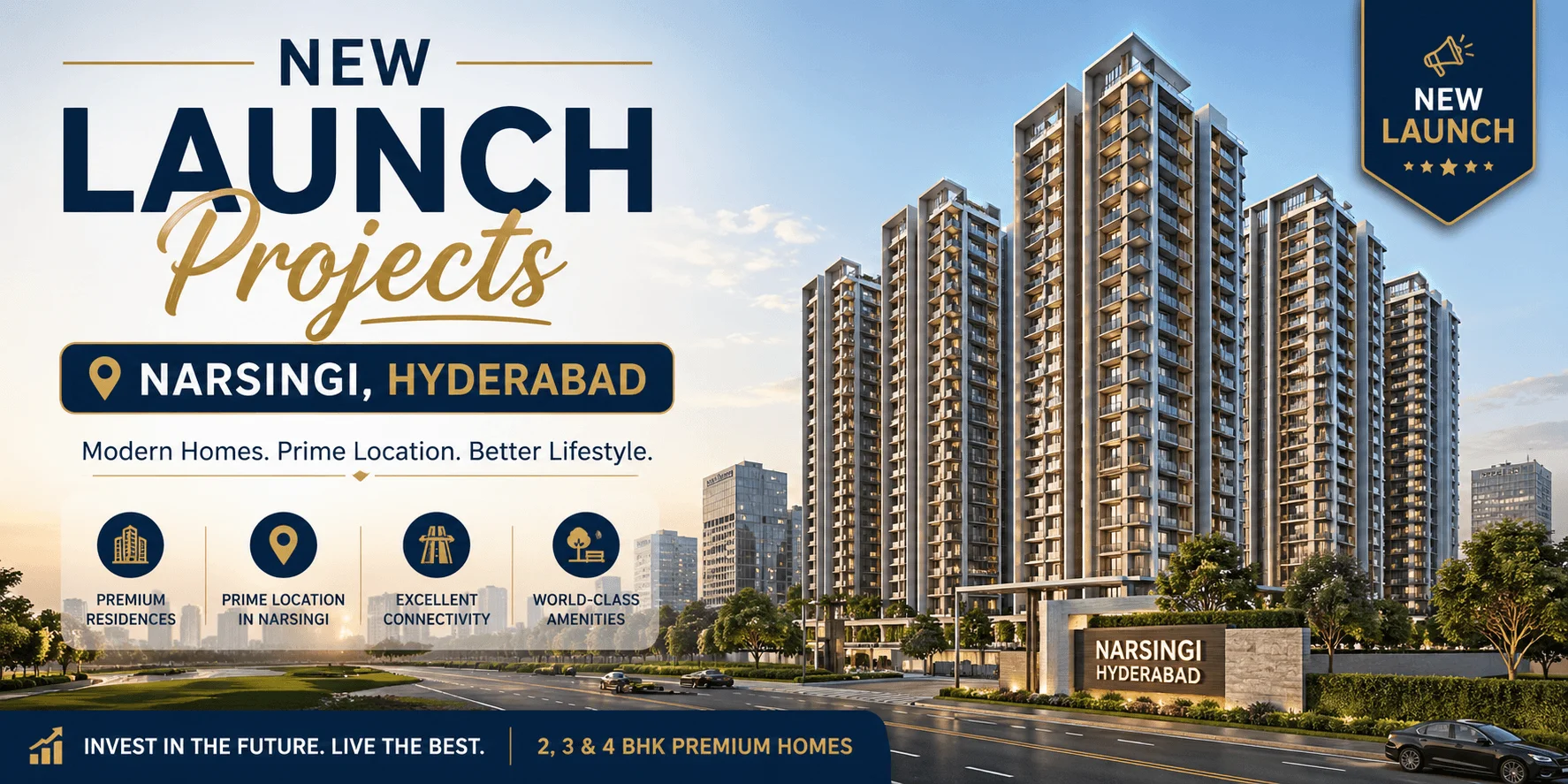 new launch projects in narsingi hyderabad