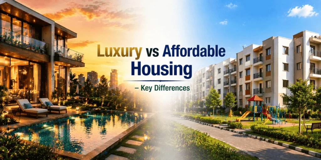Luxury Housing Vs Affordable Housing In Hyderabad