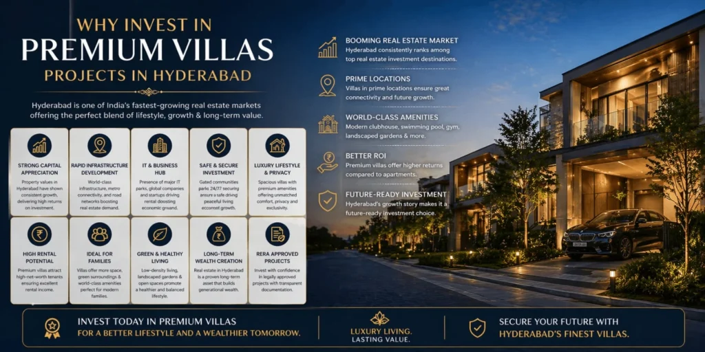 why invest in premium villas projects in hyderabad