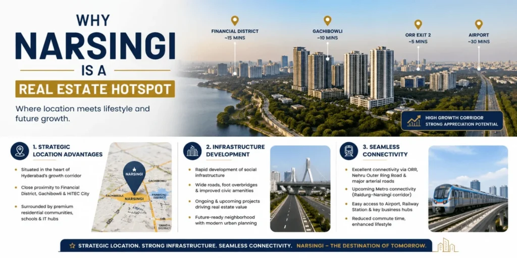 why narsingi is a real estate hotspot