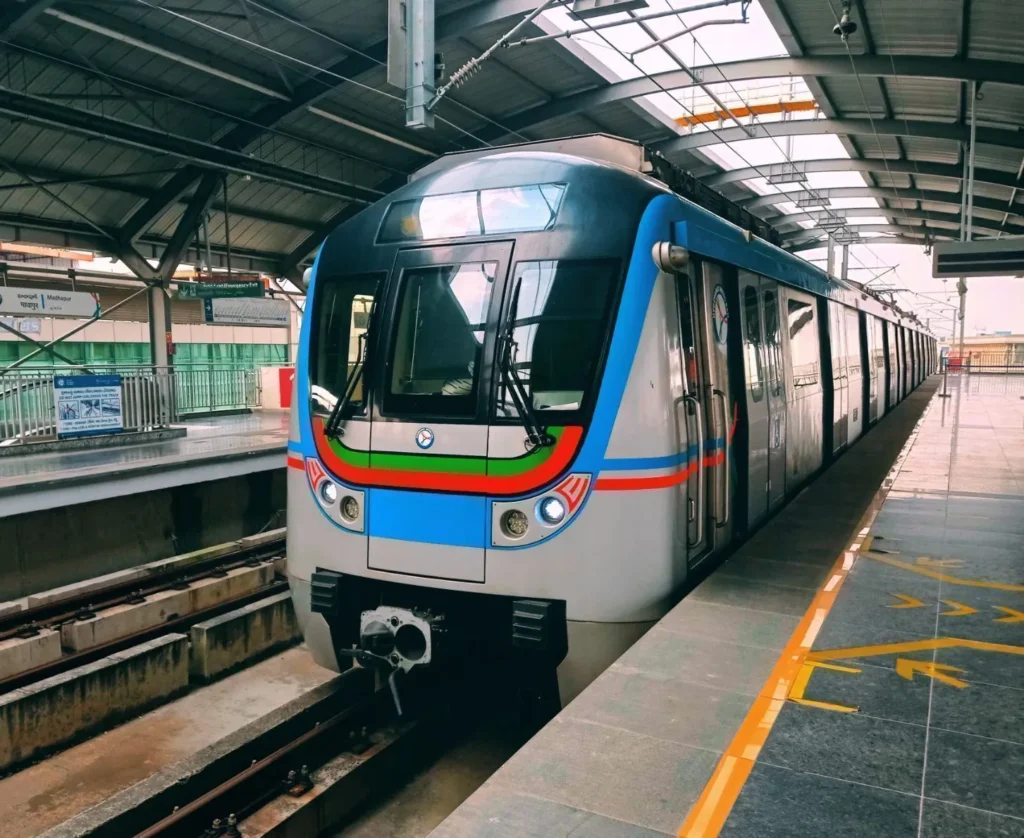 hyderabad metro train