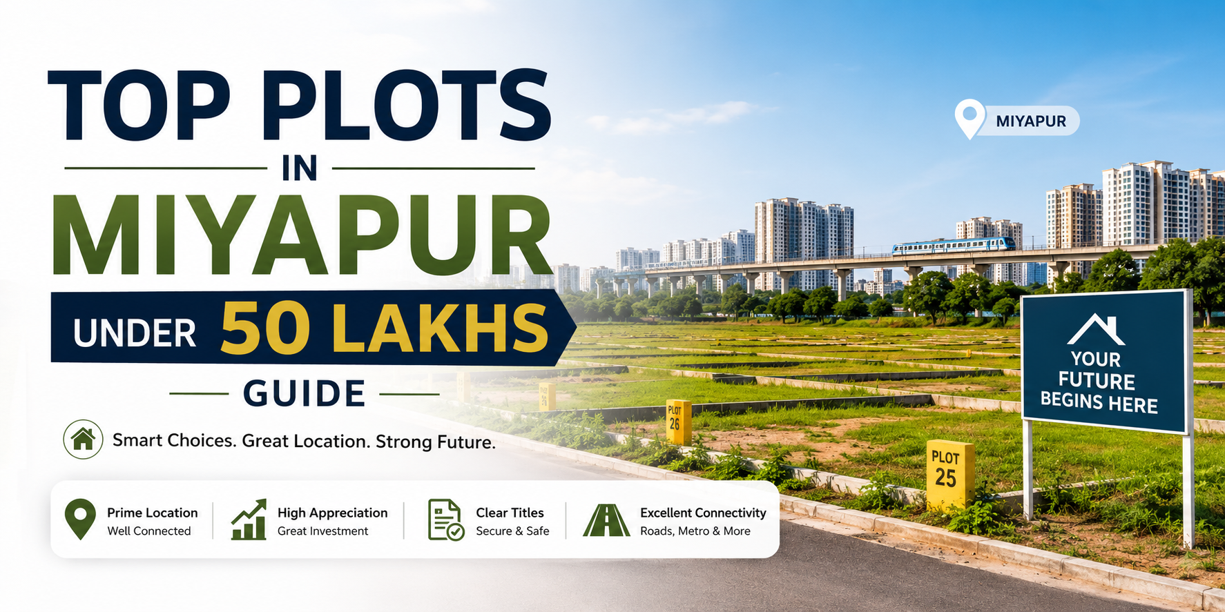 Top Plots in Miyapur Under 50 Lakhs Guide
