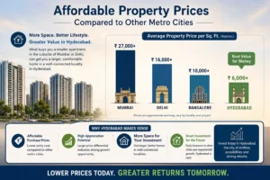 Affordable Property Prices Compared to Other Metro Cities