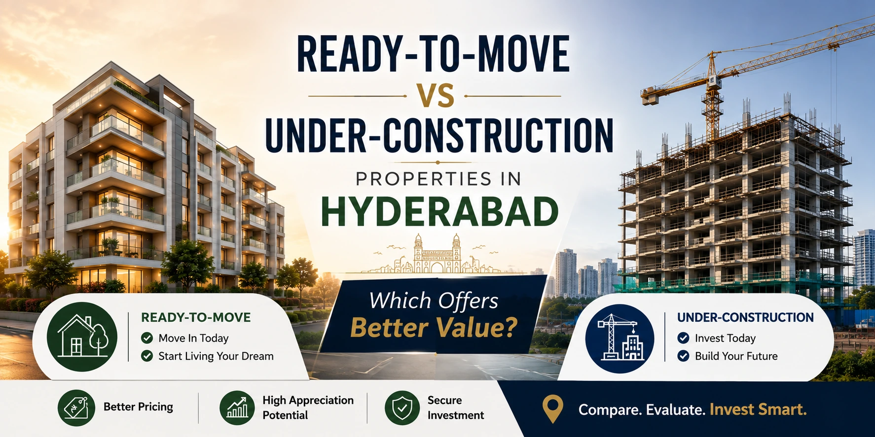 Ready to Move vs Under Construction Properties in Hyderabad