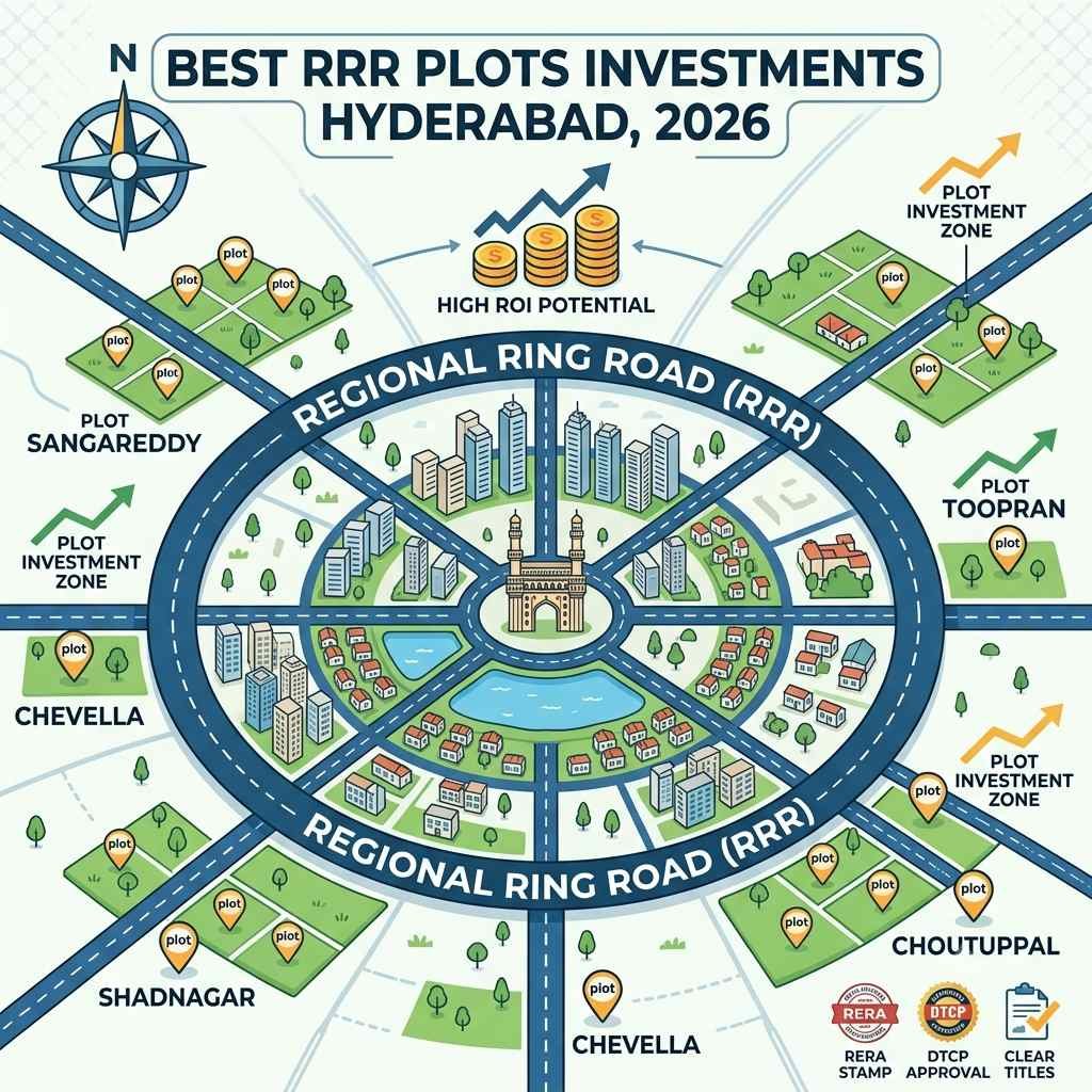 Best Areas for Plot Investment in Hyderabad