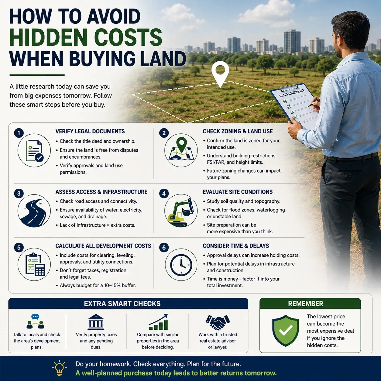 How to Avoid Hidden Costs When Buying Land