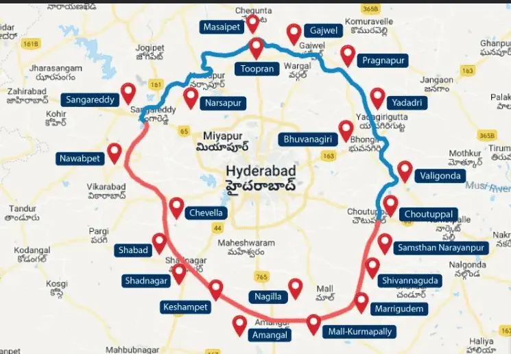 impact of regional ring road on hyderabad real estate