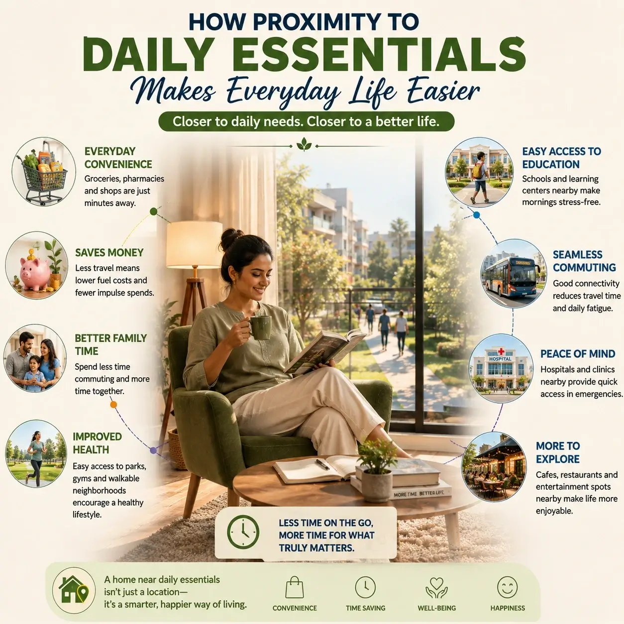How Proximity to Daily Essentials Makes Everyday Life Easier