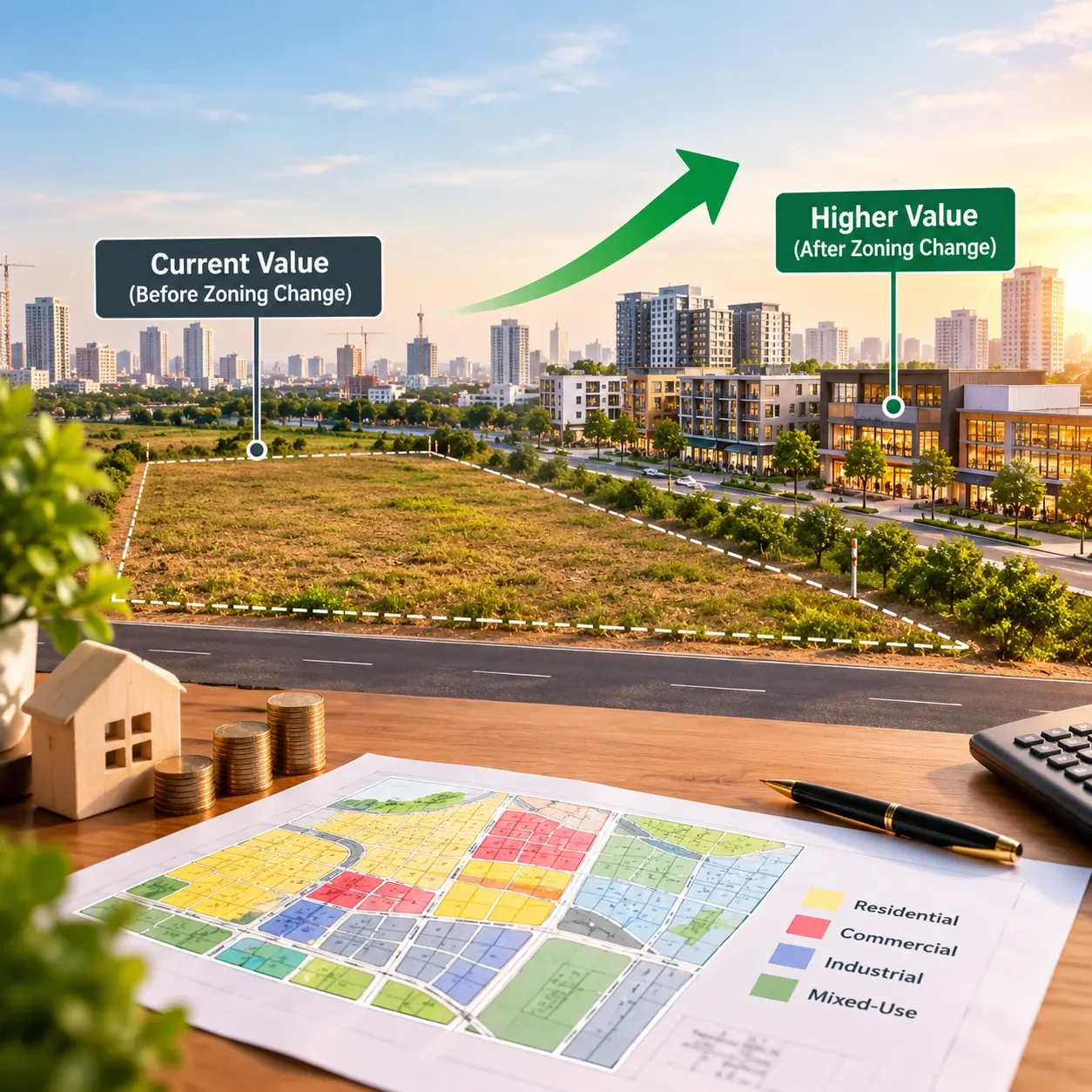 How Zoning Changes Can Increase Plot Value