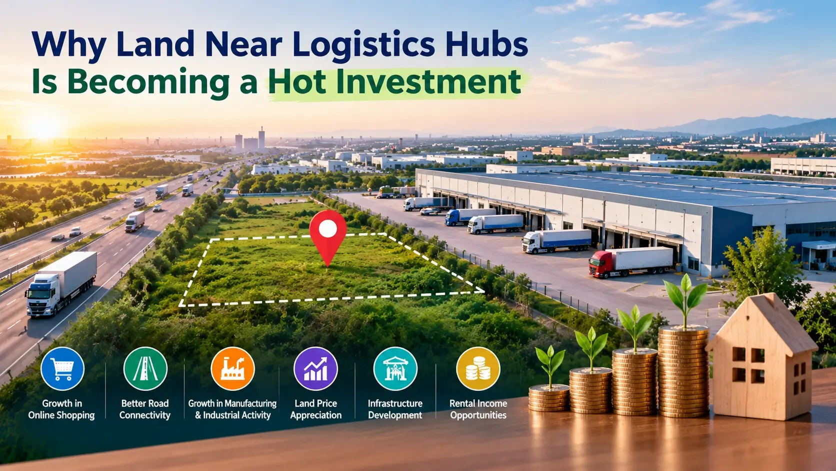 Why Land Near Logistics Hubs Is Becoming a Hot Investment