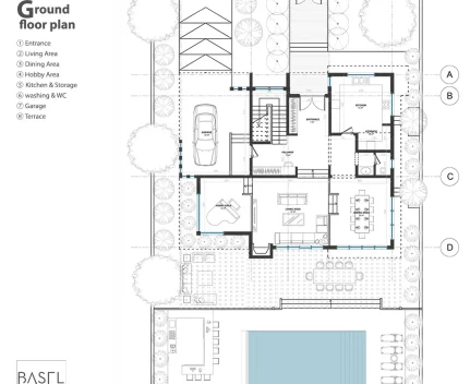 villas for sale in kompally(floor plan 3)